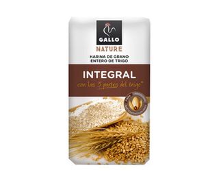 Harina de Grano Entero de Trigo Gallo 1 Kg.
