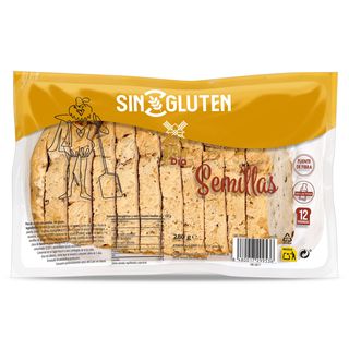 Pan De Molde Con Semillas Sin Gluten El Molino De Dia Bolsa 280 G