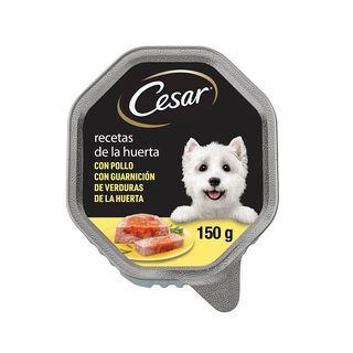 Cesar Recetas De La Huerta Tarrina En Paté Y Gelatina Para Perros 0.15Kg