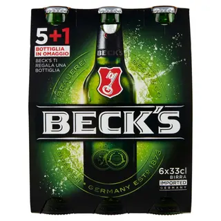 Beck's Birra Pilsner 5+1 33cl