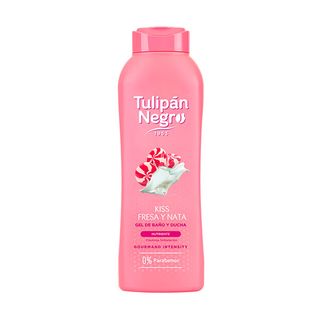Gel Baño Fresa Y Nata Tulipan Negro 720 Ml (8410751093176)