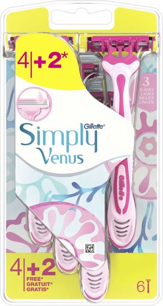 GILLETTE VENUS SIMPLY3 RASOI 4+2GRATIS   GIL5637