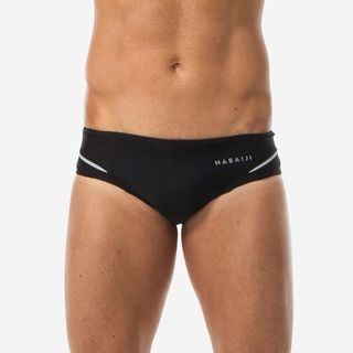 Bañador Hombre Natación Slip Negro. 50 Negro