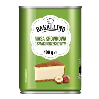 Bakallino Masa krówkowa o smaku orzechowym, 400 g