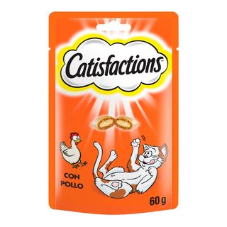 Snack Gato Bola De Pelo Catisfaction 60 G.