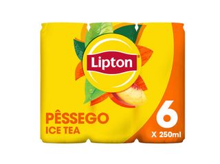 ICE TEA LIPTON PÊSSEGO 6X0.25L