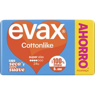 Compresa Super Con Alas, Paquete 24 Unidades