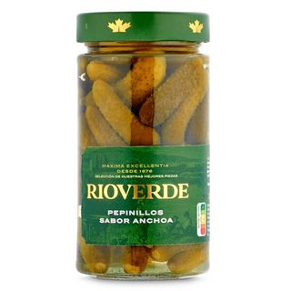 Pepinillo Sabor Anchoa Rioverde Frasco 180 Gr.