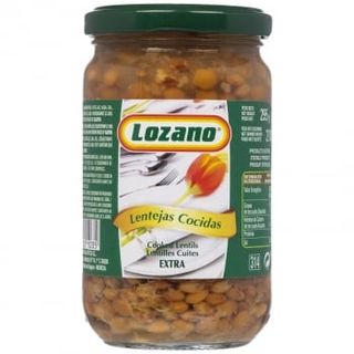 Lenteja Cocida Categoría Extra Lozano 210 G.