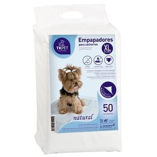 50 UN TK-Pet XL Empapadores Aroma Natural para cachorros