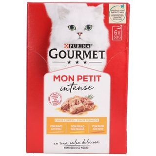 Comida Gato Pollo Friskie Mon Petit 6X50 G.