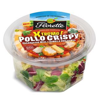 Ensalada Xtreme Pollo Crispy Florette Bandeja 210 G