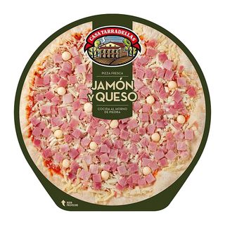 Pizza Jamón Y Queso Casa Tarradellas 405 Gr