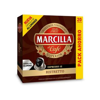 Café Espresso 12 Marcilla Ristretto 20 Ud (264767)