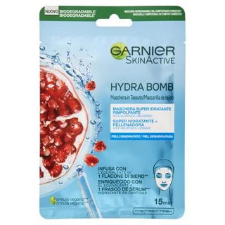 Garnier Skinactive Hydra Bomb Maschera Viso In Tessuto Super Idratante Energizzante Al Melograno - 117005