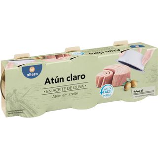 Atún Claro Aceite Oliva, Pack 3X52Gr 156 G