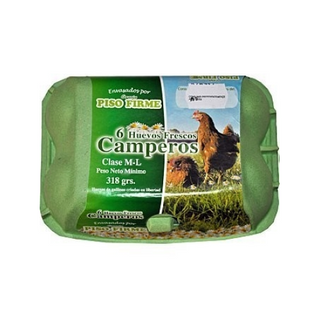 Huevos Piso Firme Clase M 6Ud