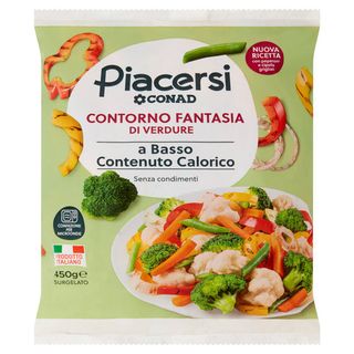 PIACERSI CONAD Contorno Fantasia di Verdure Surgelato 450 g - 8003170055841