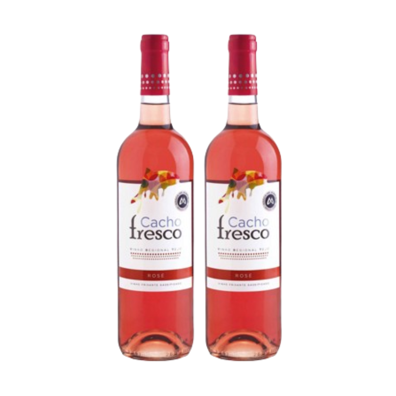 Pack Cacho Fresco Vinho Frisante Rosé 2x75cl