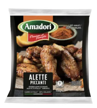 Alette Pollo Piccanti 700G Amadori