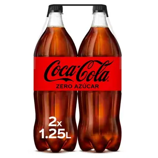Refresco Zero Cola Coca Cola Pet P-2 1,25L