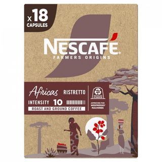 Café Ristretto Africas Farmers Origins Nescafe 18 Capsulas 99 Gr.
