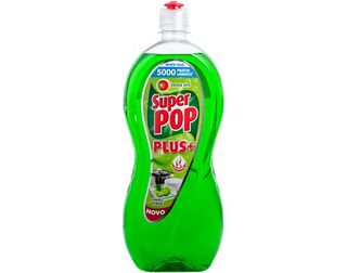DETERGENTE DE LOIÇA SUPER POP PLUS+ LIMA LIMÃO 1LT