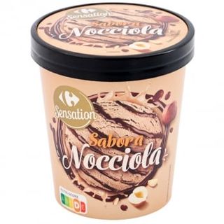 Helado Sabor A Nocciola Carrefour Sensation 350 G.