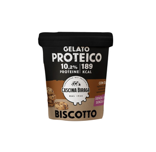 Gelato proteico al biscotto 320G Cascina Biraga