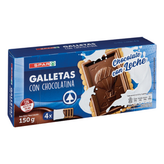Galletas Spar Con Chocolatina Con Leche 150Gr