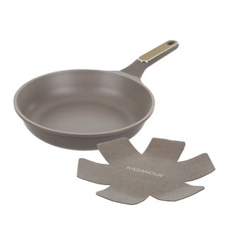 Padella antiaderente 28 cm Taupe - con salvapadella