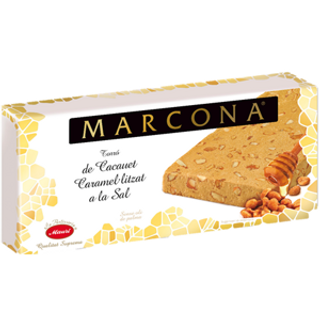 Turrón Blando Cacahuete/miel a La Sal 200 Gr Marcona