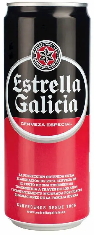Cerveza Estrella Galicia Lata 33Cl