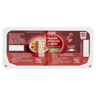 Crai Pancetta Affumicata A Cubetti 2 X 100 G
