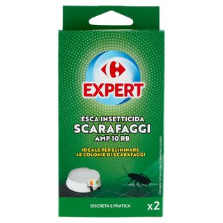 Carrefour Expert Esca Insetticida Scarafaggi AMP 10 RB 2 x 2 g