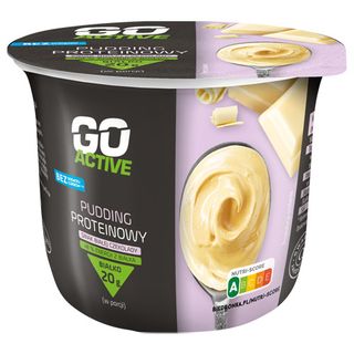 Go Active Pudding proteinowy o smaku białej czekolady, 200 g