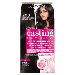 Casting Creme Gloss Farba do włosów 200 Hebanowa Czerń