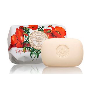 Jabón En Pastilla Rectangular Amapola 200 Gr. Fiorentino (8032665599072)