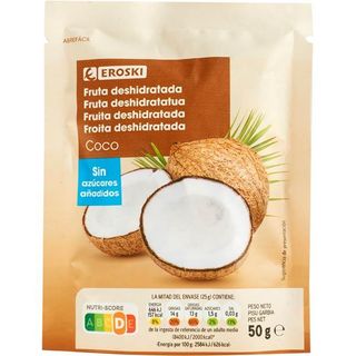 Coco Deshidratado Eroski, Bolsa 50 G (25616590)