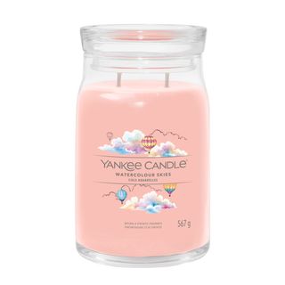 Watercolour Skies, candela in giara grande - Yankee Candle