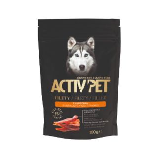 Activ Pet Plus Przysmak dla psa Filety z kurczaka, 100 g