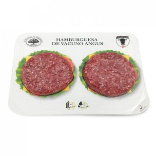 Hamburguesa Vacuno Angus Congelado  300 Gr.