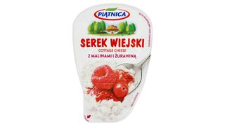 Piątnica - Serek wiejski z malinami i żurawiną - 150 g