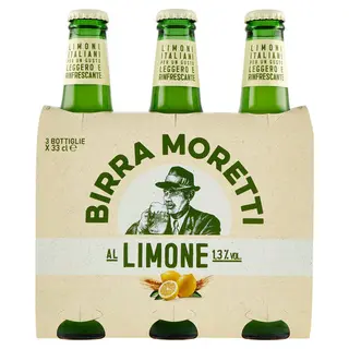 Birra Moretti al Limone 3 x 33 cl - 8006890391268