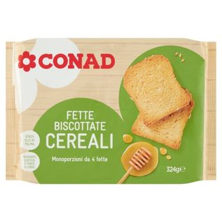 CONAD Fette Biscottate Cereali 324 g - 8003170074866