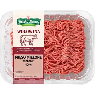K-STOISKO MIĘSNE Mięso mielone wołowe 400 g