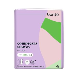 Compresa Suave Super Plegada Bonté 16 Uds (289362)