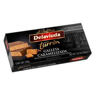 DELAVIUDA Turron Praliné De Galleta Caramelizada 200G