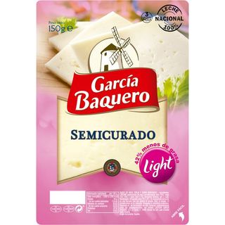 GARCÍA BAQUERO Queso Semi Light Lonchas 150 G