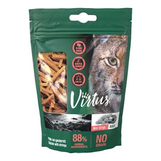Virtus cat snack mini strips 40g pollo
